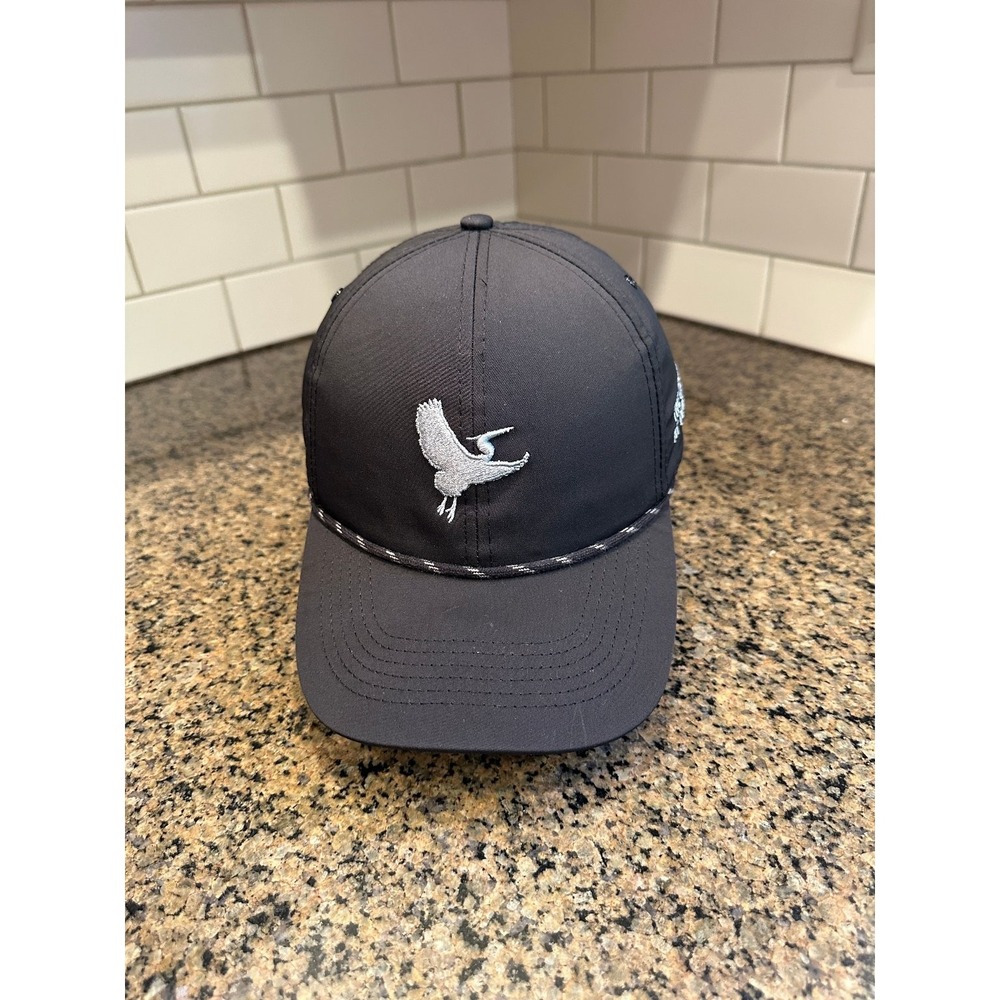 Imperial Hat The Creek at Qualchan Rope Baseball Cap OSFA Black Heron